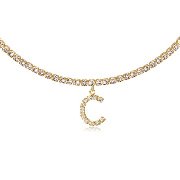 ✨Kaina 14k Gold Plated Initial Choker✨ - Picture 6 of 16